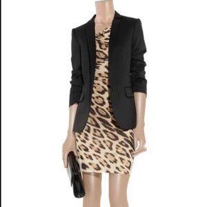 Roberto Cavalli Animal Print Stretch Dress